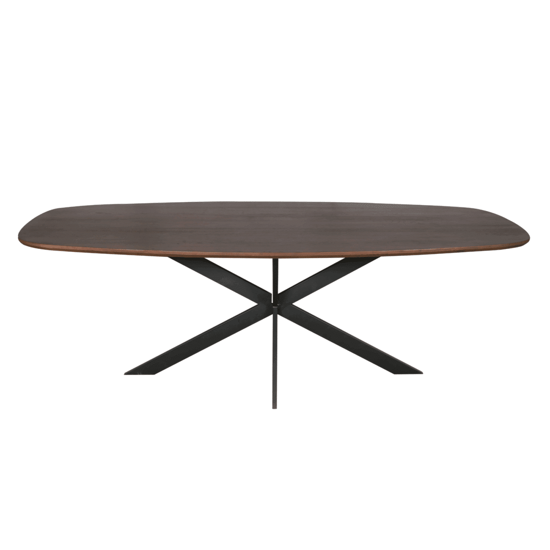 Starfurn Eiken Eettafel Ferris Deens Ovaal 240 Cm Walnoot