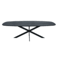 Starfurn Eiken eettafel Ferris | Deens Ovaal 240 cm | Zwart