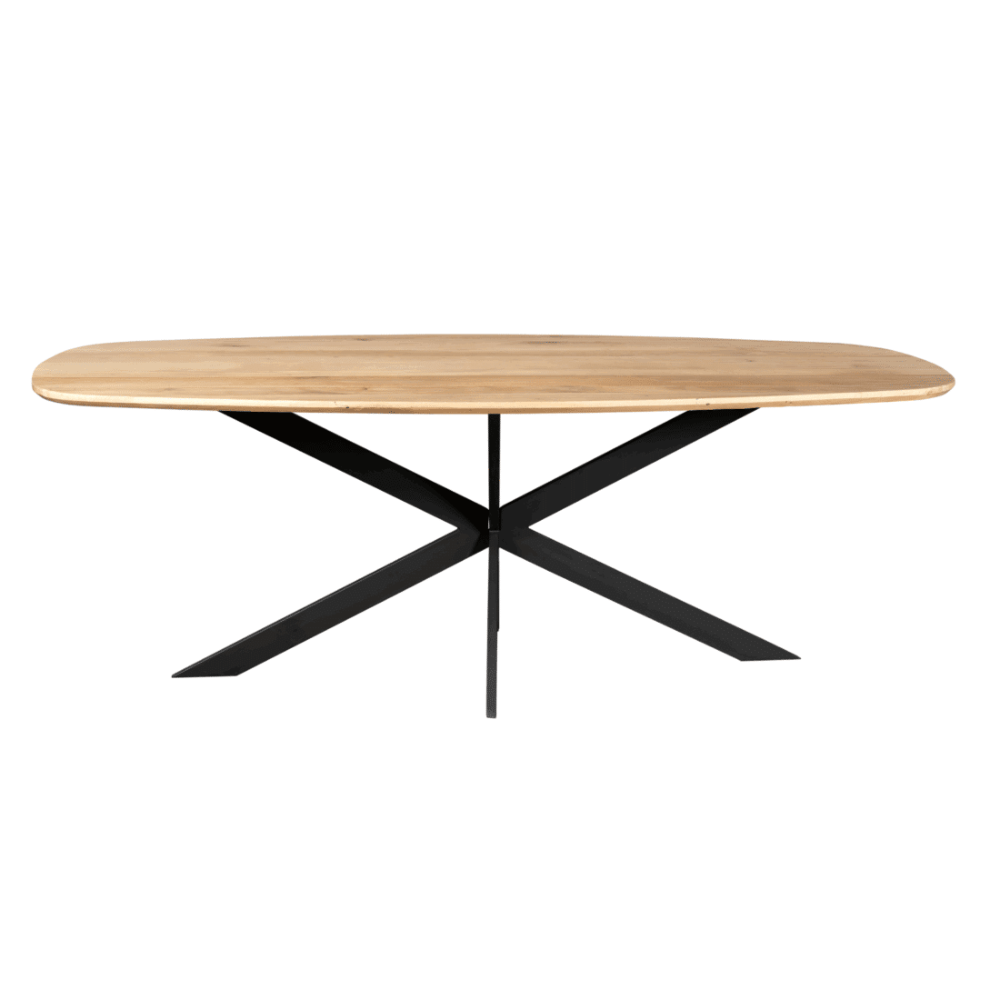 Starfurn Eiken Eettafel Ferris Deens Ovaal 240 Cm Naturel