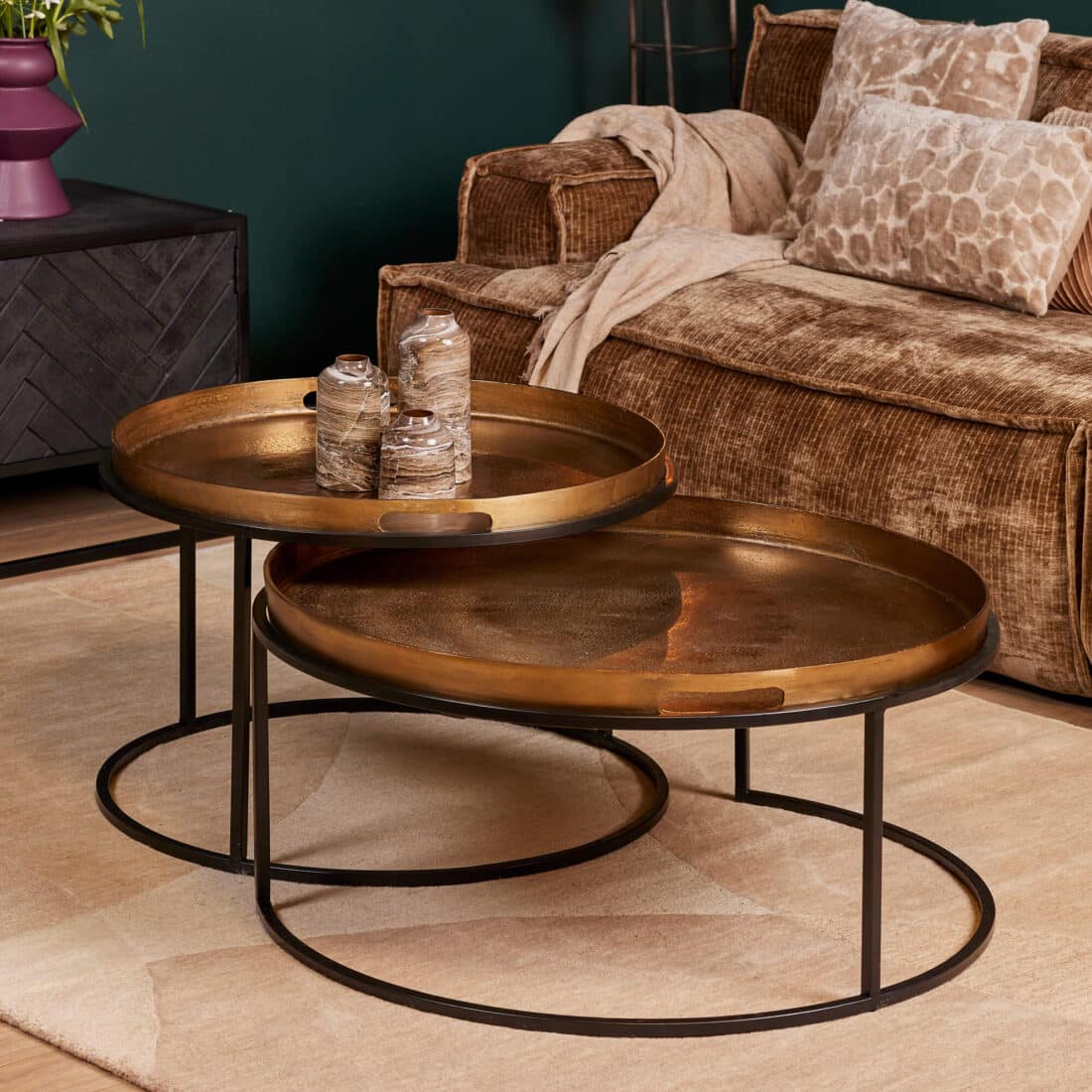 Starfurn Salontafel Puck 78 Cm Set Van 2
