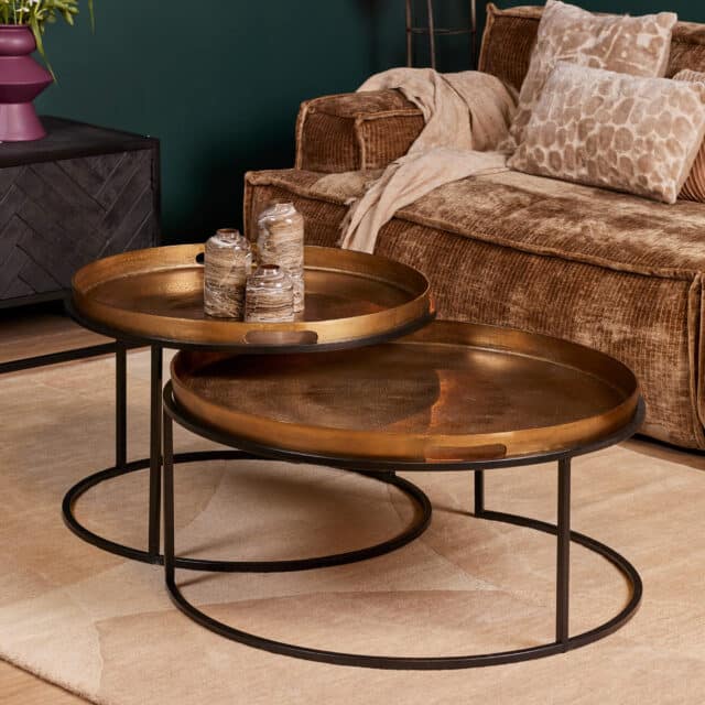 Starfurn Salontafel Puck 78 Cm Set Van 2