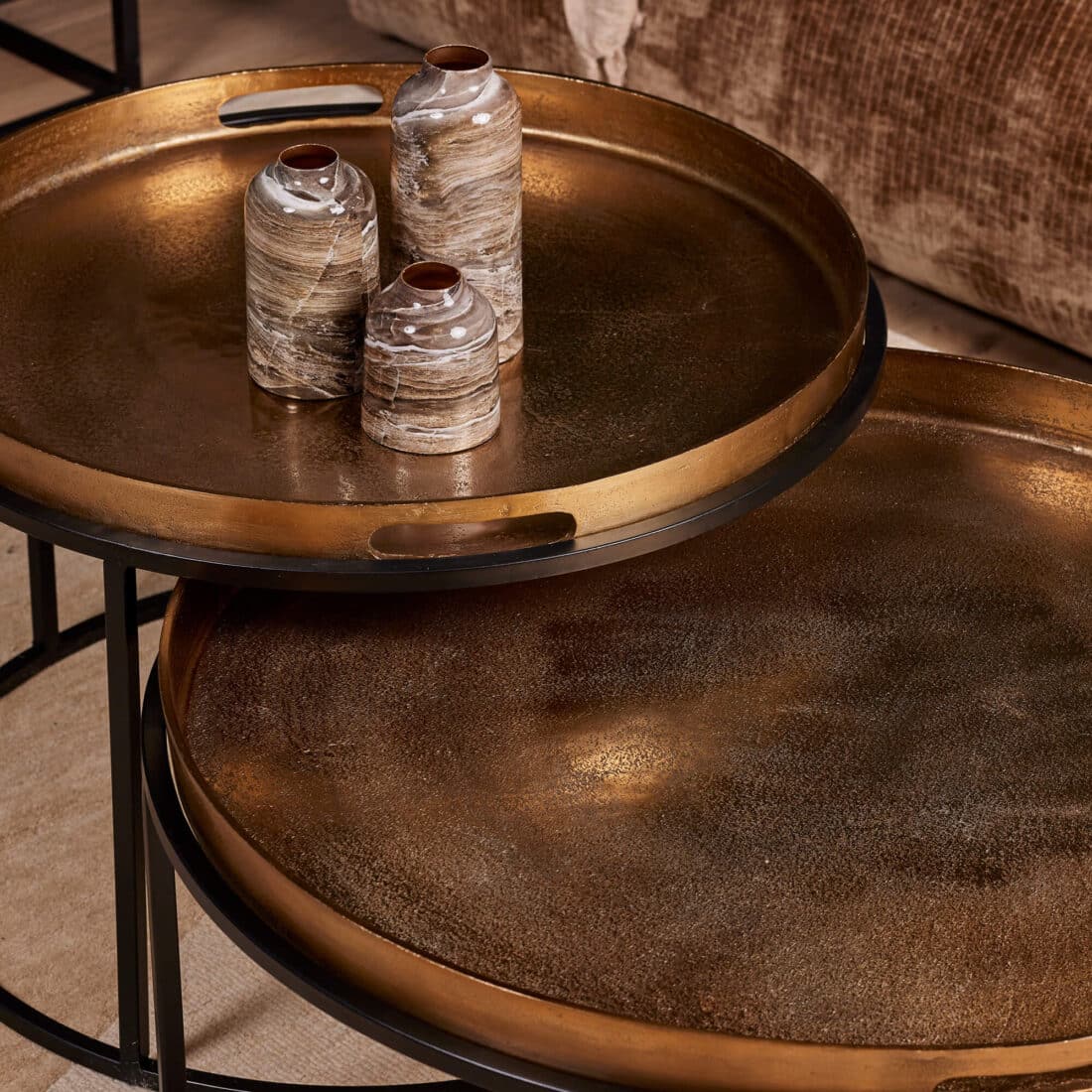 Starfurn Salontafel Puck 78 Cm Set Van 2