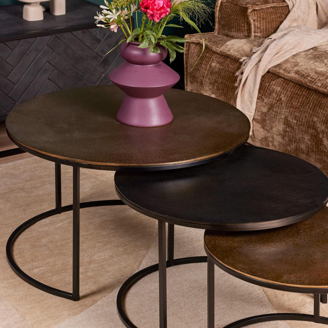 Starfurn Salontafel Xaro 75 Cm Set Van 3
