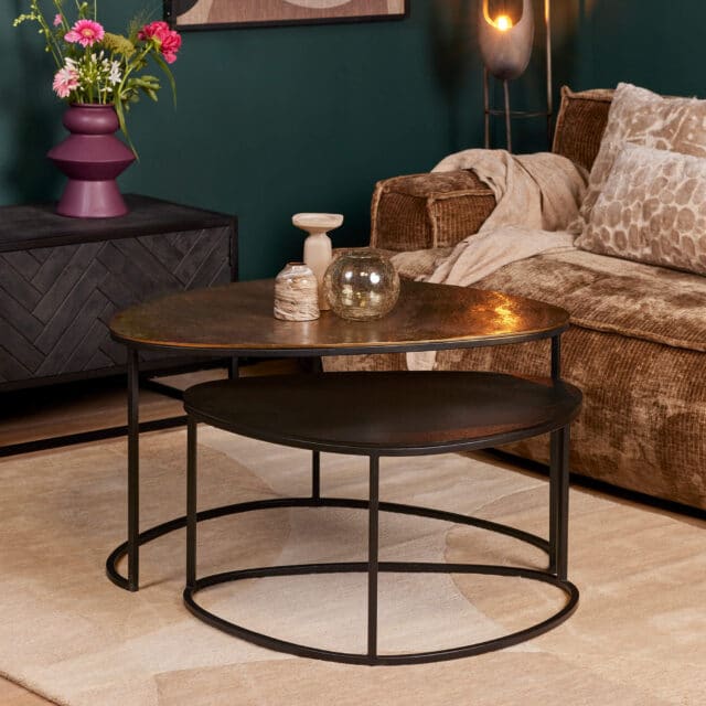Starfurn Salontafel Jarrel 90 Cm Set Van 2