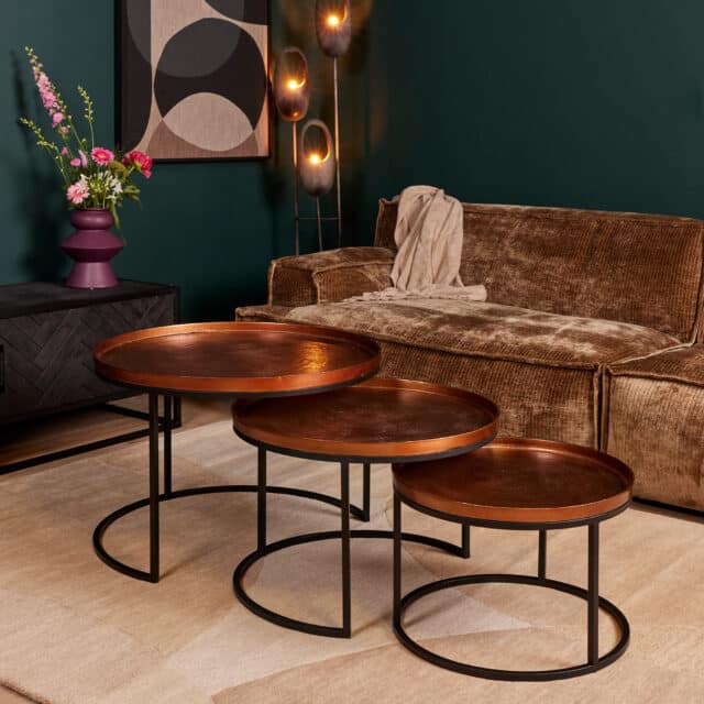Starfurn Salontafel Clive 70 Cm Set Van 3