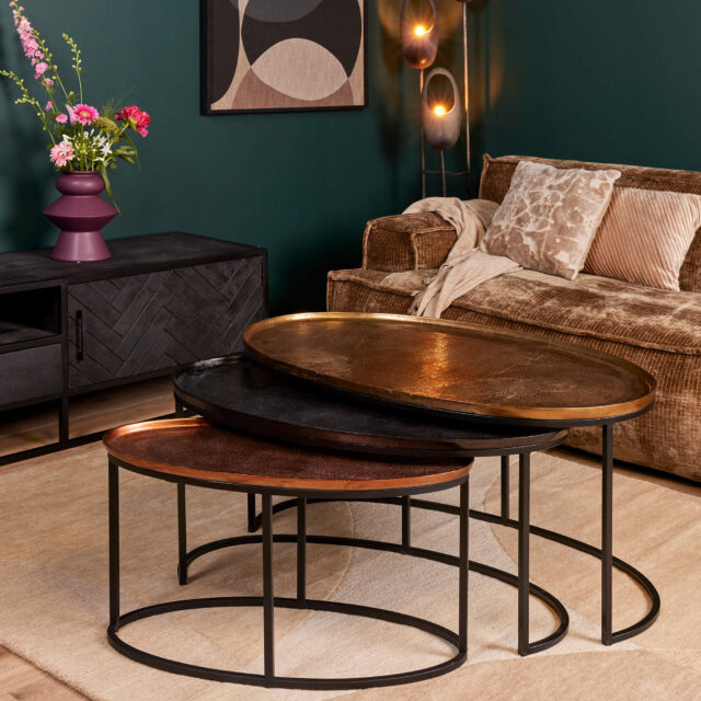 Starfurn Salontafel Raley 100 Cm Set Van 3