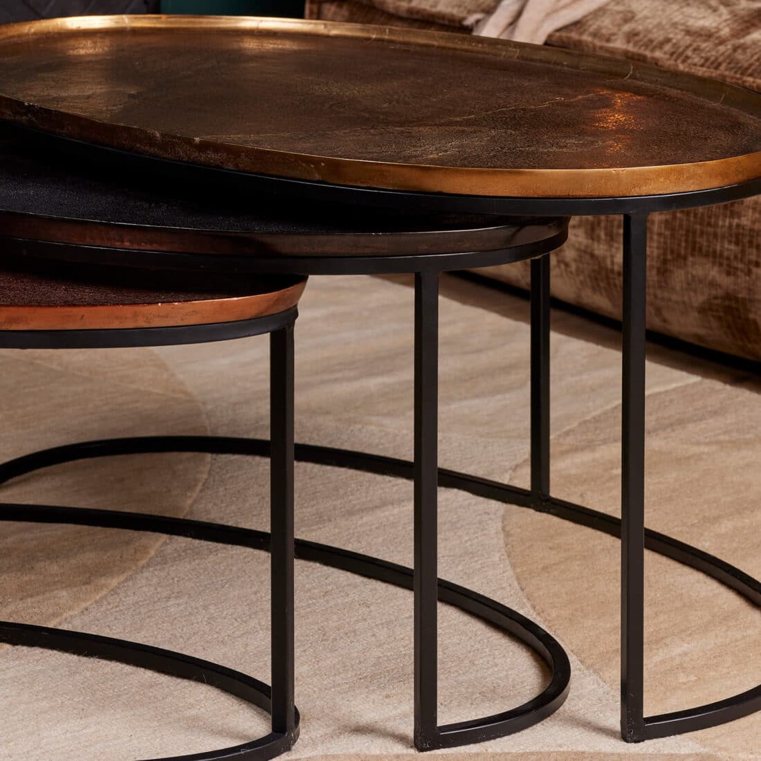 Starfurn Salontafel Raley 100 Cm Set Van 3