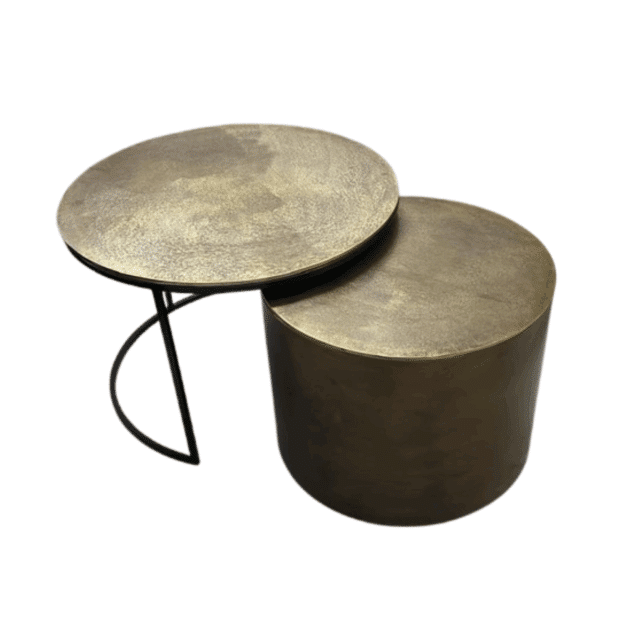 Starfurn Salontafel Ziva Gold 90 Cm