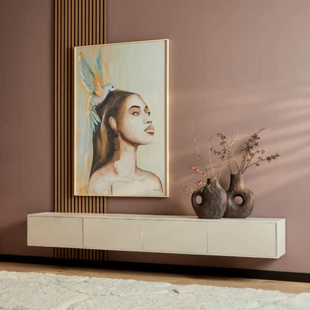 Starfurn Zwevend Tv Meubel Vision Sand 240 Cm