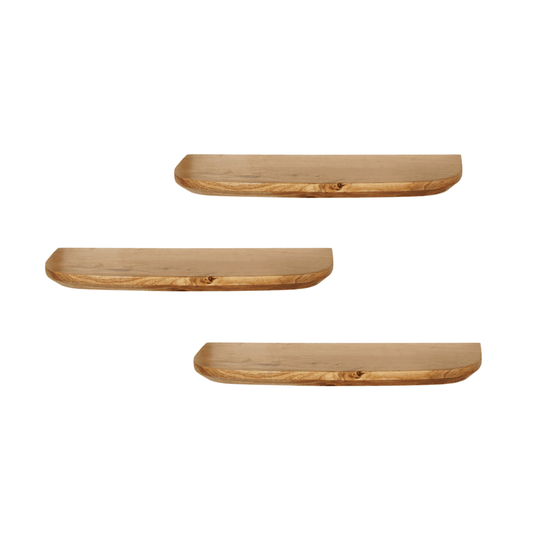 Starfurn Wandplank Gusta Naturel 60 Cm Set Van 3