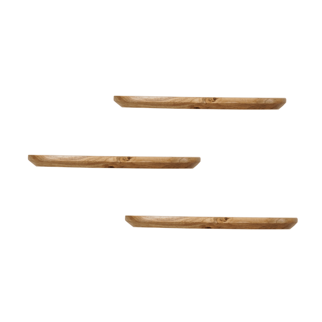 Starfurn Wandplank Gusta Naturel 60 Cm Set Van 3
