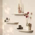 Starfurn Wandplank Gusta Sand | 60 cm | Set van 3