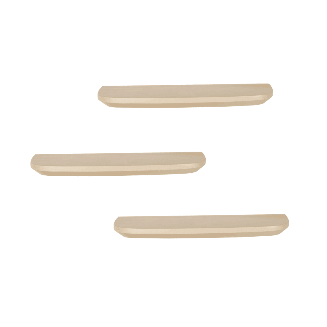 Starfurn Wandplank Gusta Sand 60 Cm Set Van 3