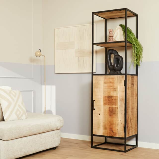 Starfurn Boekenkast Denver 1 Deur 55 Cm