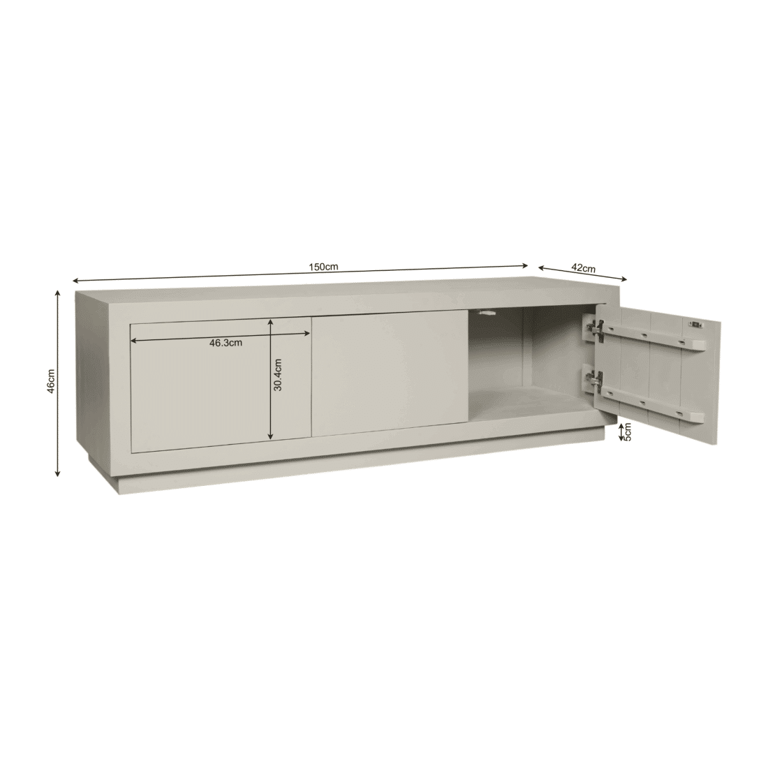 Starfurn Tv Meubel Brussel Sand 150 Cm