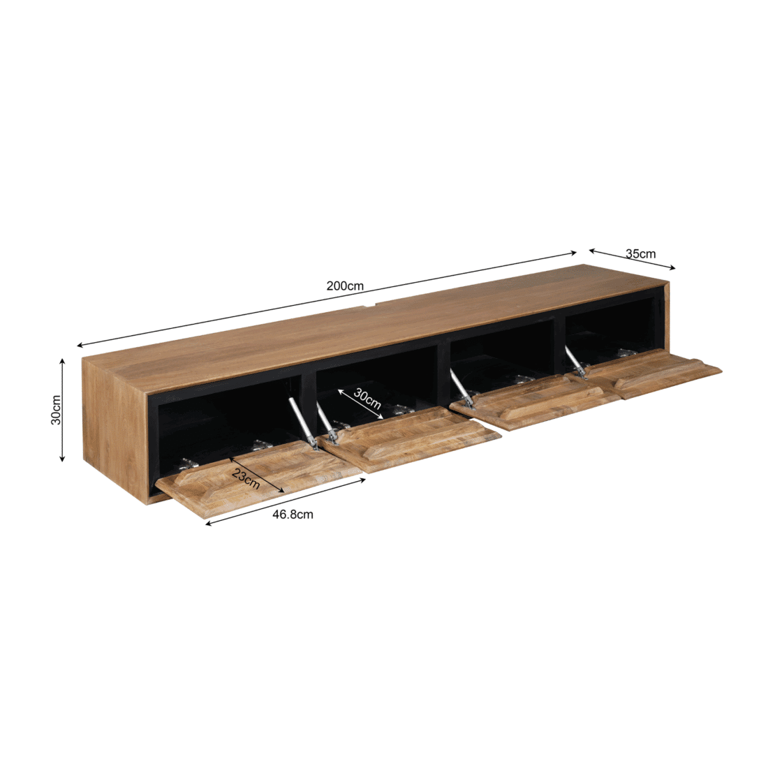 Starfurn Zwevend Tv Meubel Richwood 200 Cm