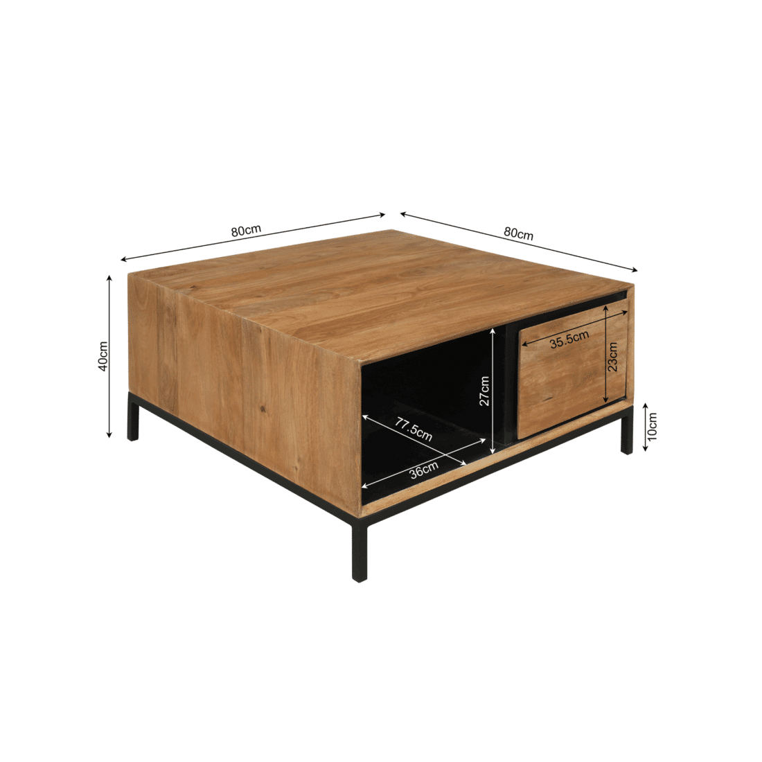 Starfurn Salontafel Richwood 80 Cm