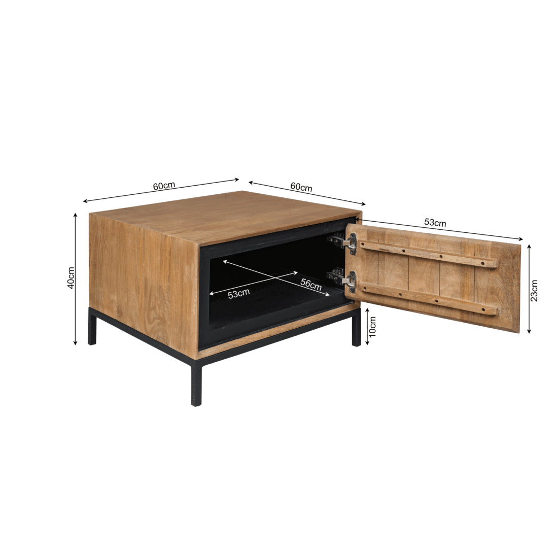 Starfurn Bijzettafel Richwood 60 Cm