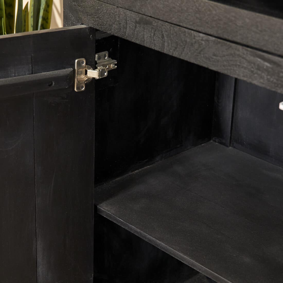 Starfurn Vakkenkast Brussel Black Xl 160 Cm