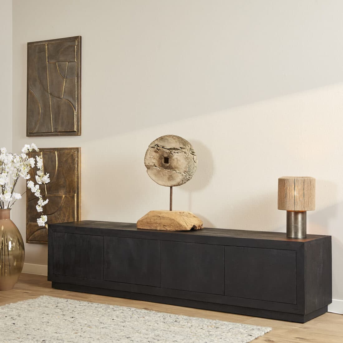 Starfurn Tv Meubel Brussel Black 200 Cm