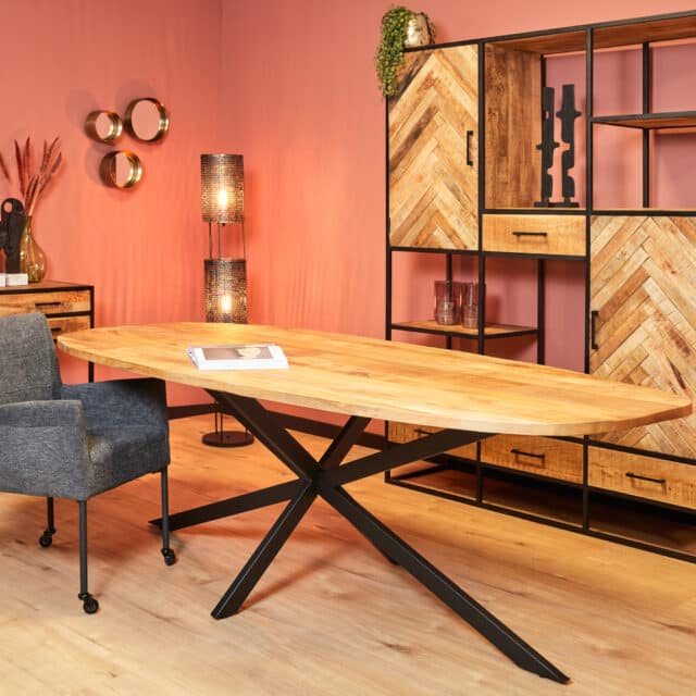 Starfurn Eettafel Elegance 200 Cm Deens Ovaal