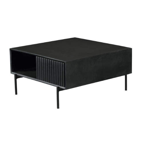 Starfurn Salontafel Madison Black 80 Cm Vierkant