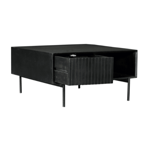 Starfurn Salontafel Madison Black 80 Cm Vierkant