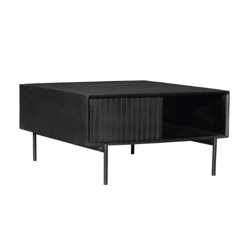 Starfurn Salontafel Madison Black 80 Cm Vierkant