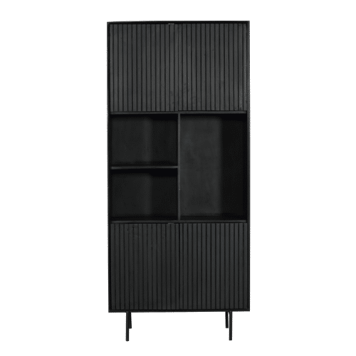 Starfurn Vakkenkast Madison Black 90 Cm
