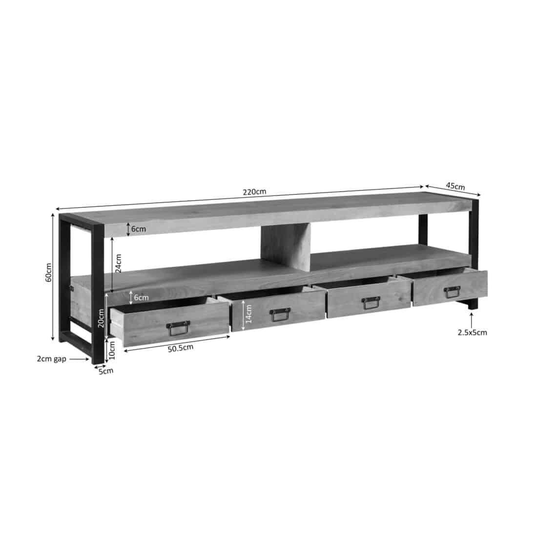 Starfurn Tv Meubel Boaz 220 Cm