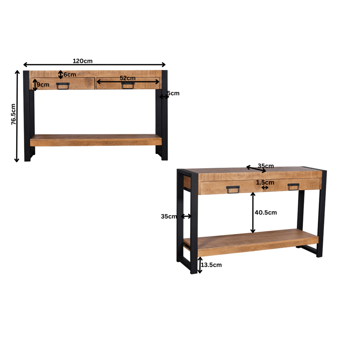 Starfurn Sidetable Boaz 120 Cm