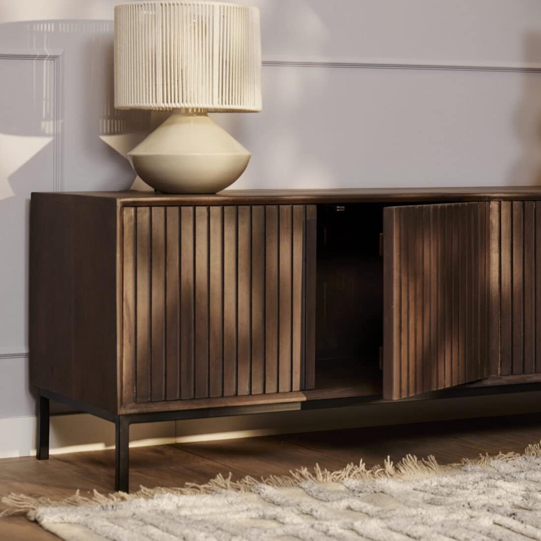 Starfurn Tv Meubel Madison Walnut 165 Cm