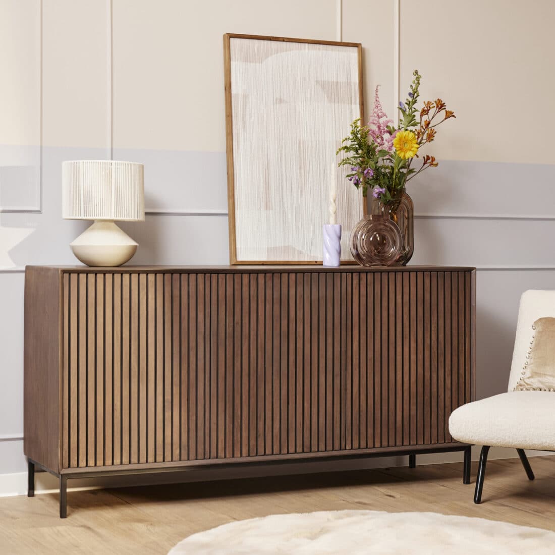 Starfurn Dressoir Madison Walnut 165 Cm