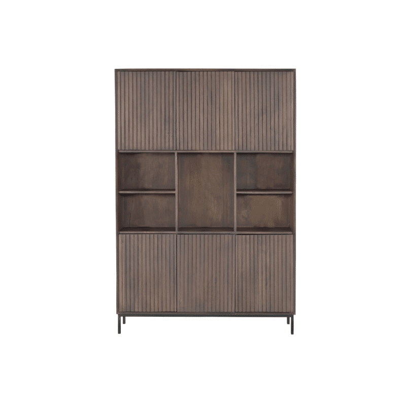 Starfurn Vakkenkast Madison Xl Walnut 135 Cm