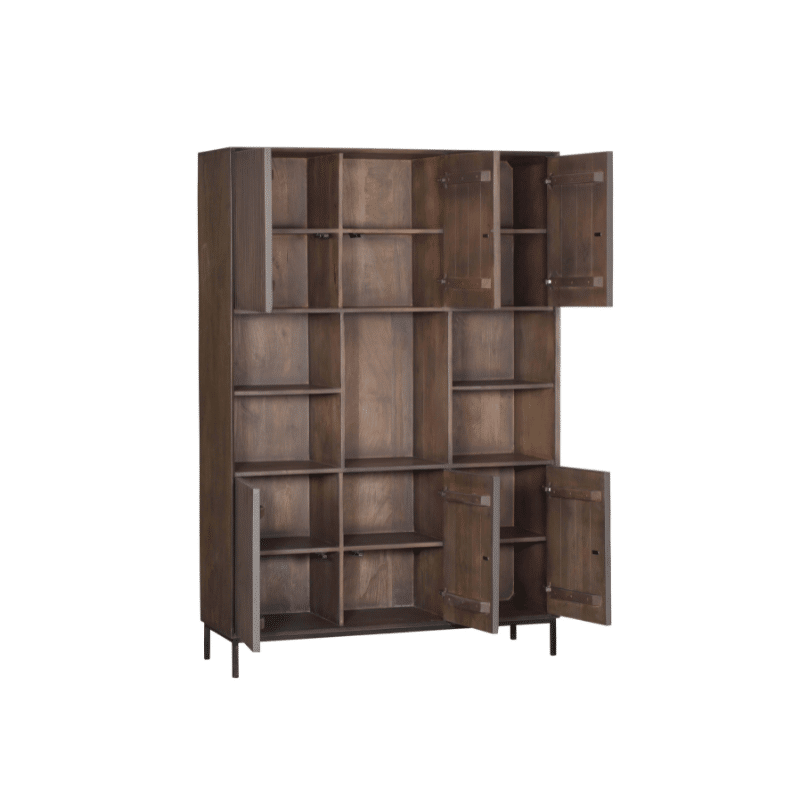 Starfurn Vakkenkast Madison Xl Walnut 135 Cm