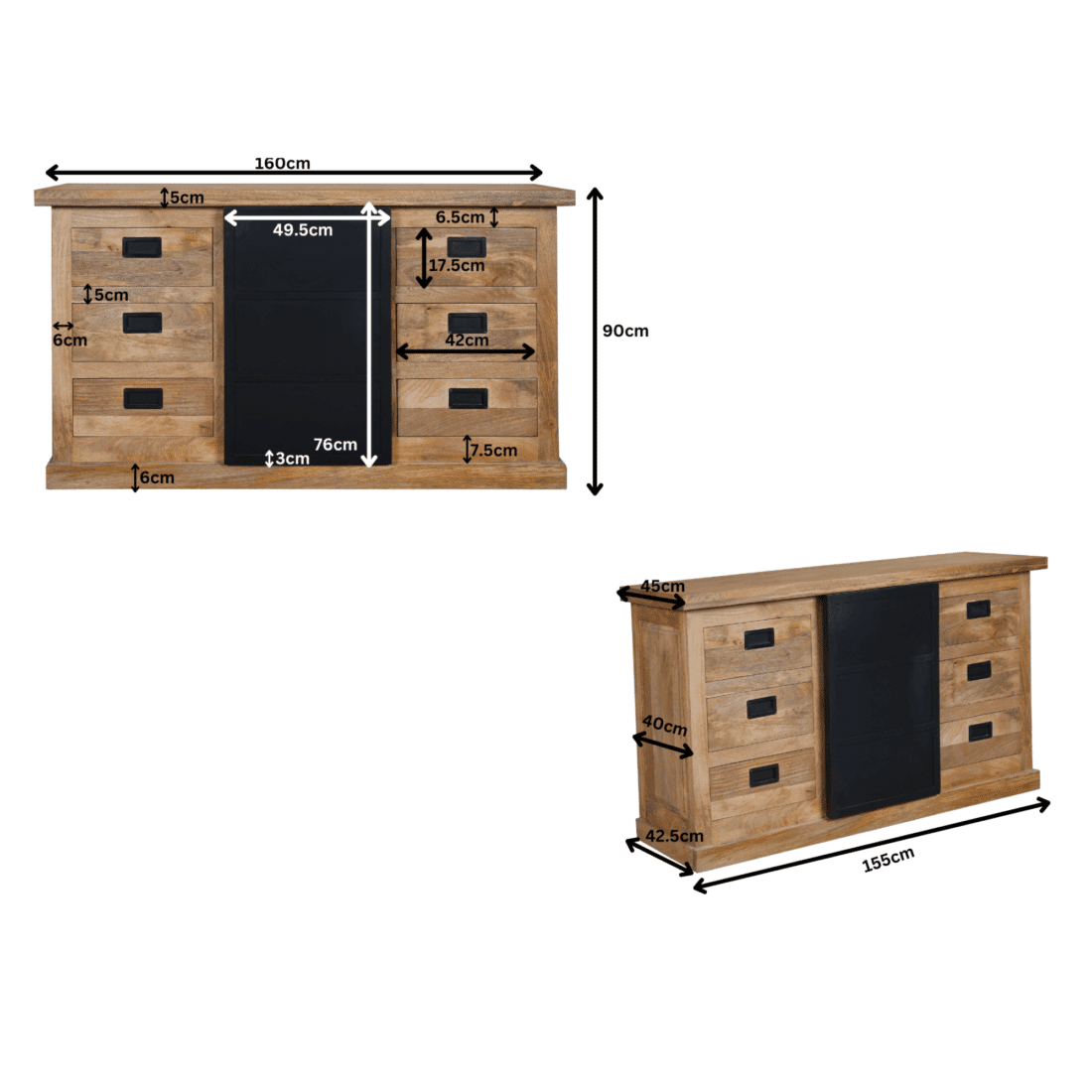 Starfurn Dressoir Nashville 160 Cm
