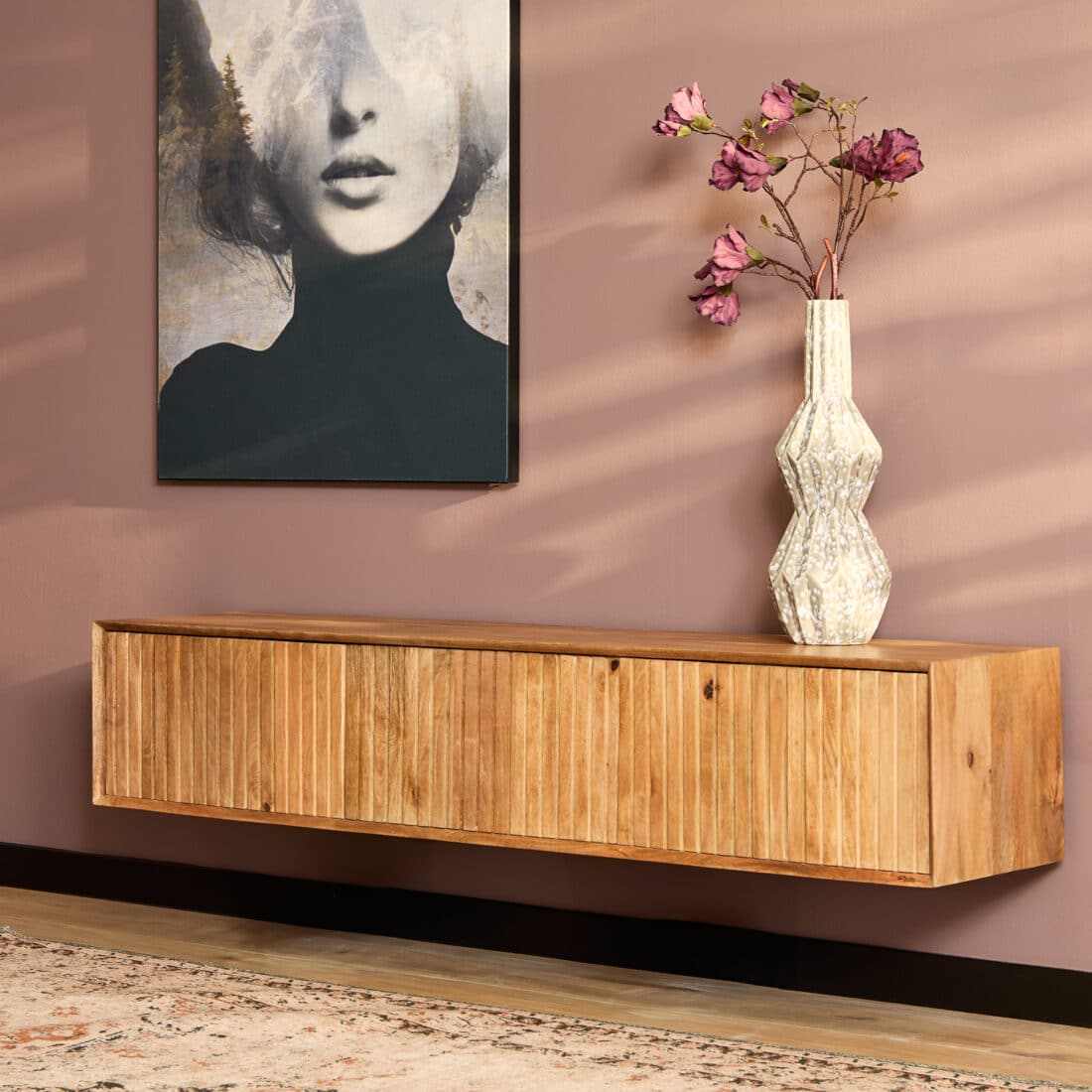 Starfurn Zwevend Tv Meubel Madison Natural 160 Cm