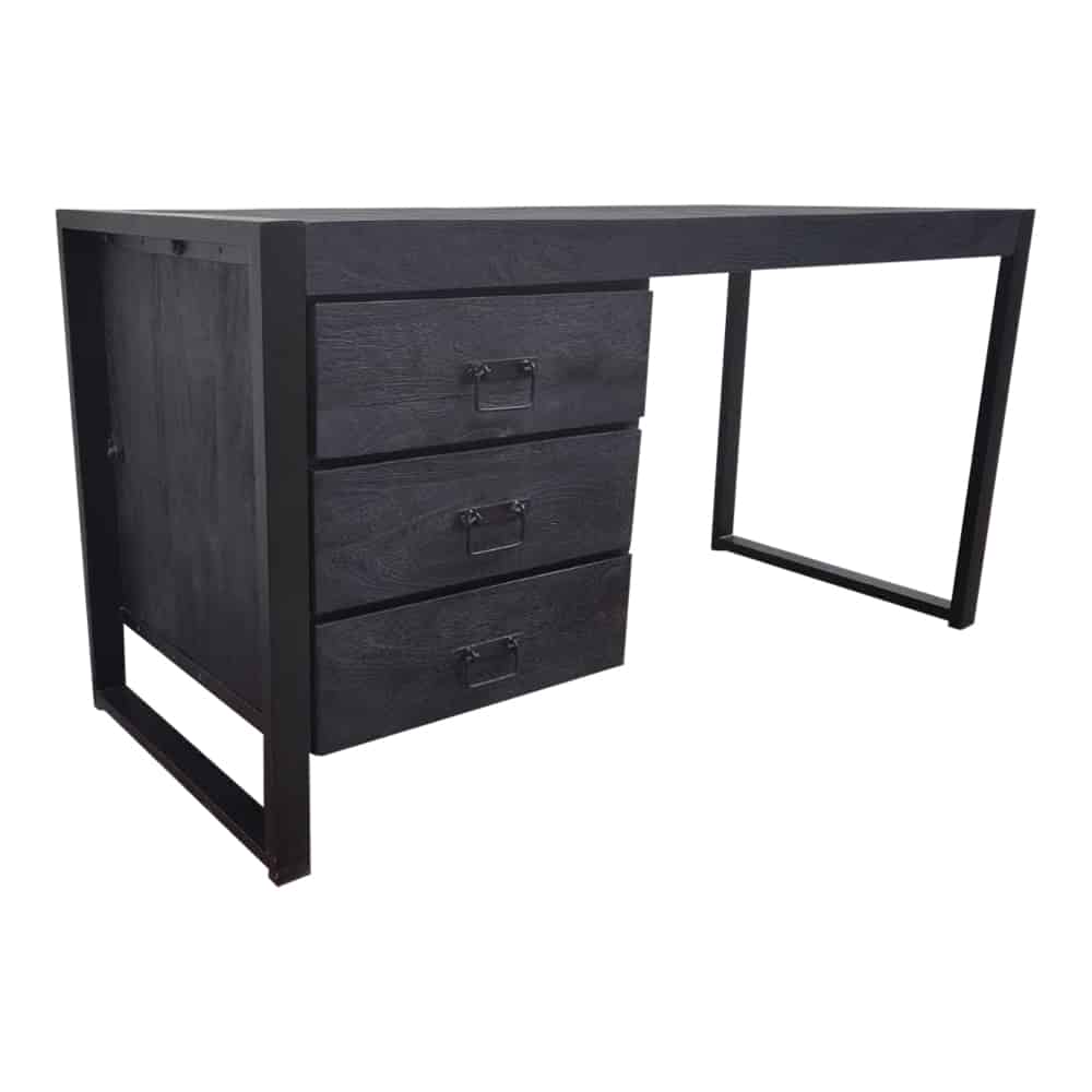 Starfurn Bureau Boaz Black 145 Cm