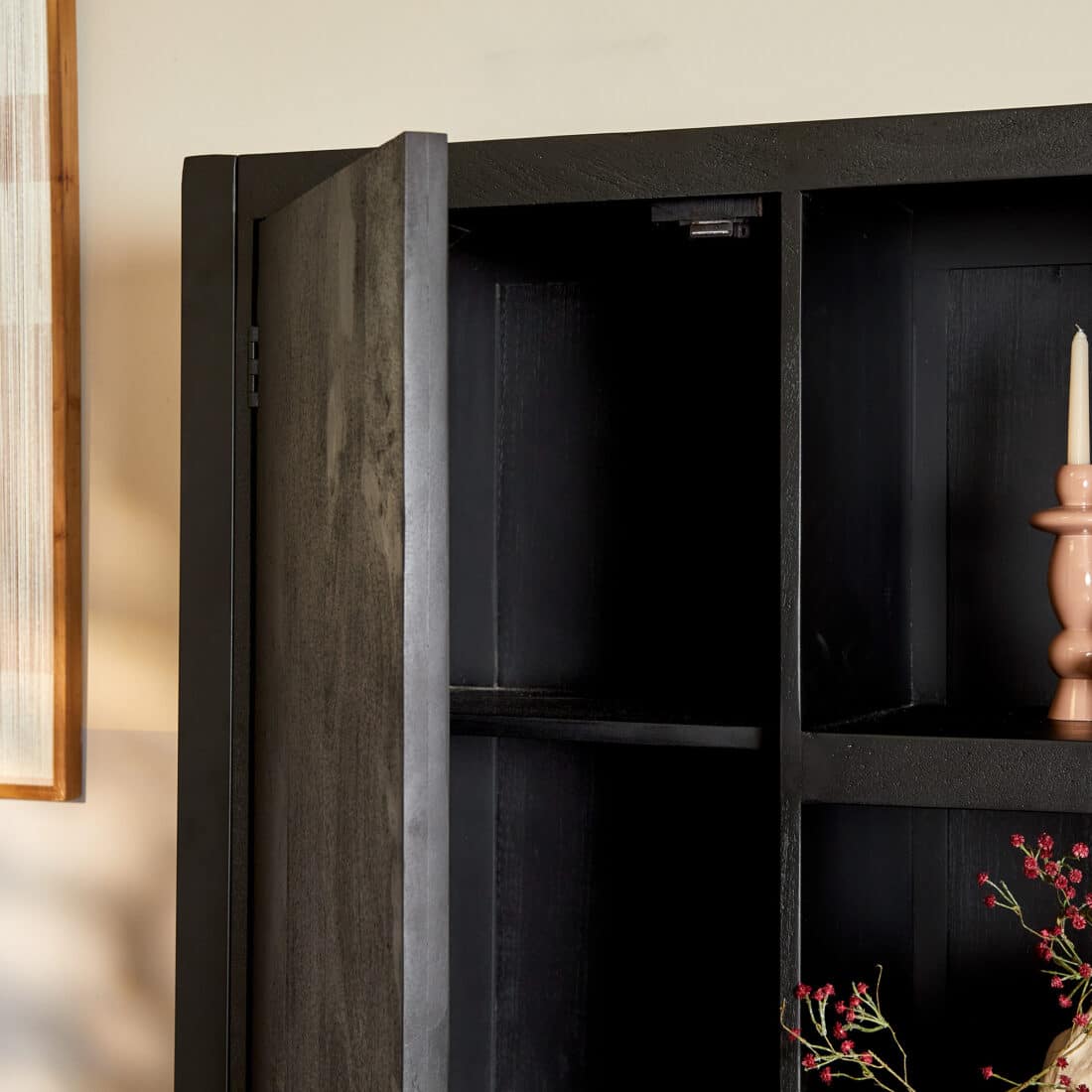 Starfurn Boekenkast Boaz Black 150 Cm