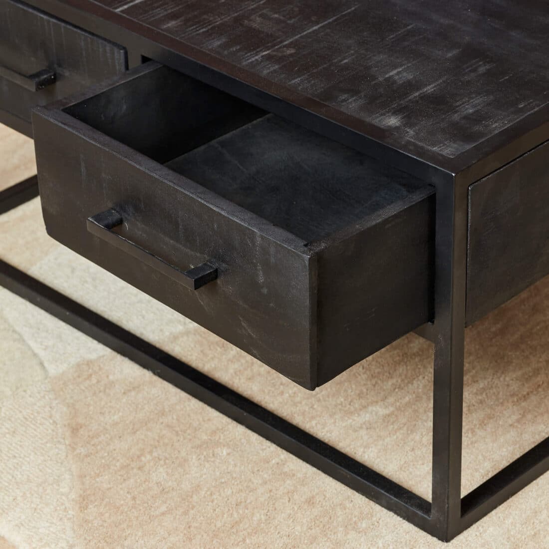 Starfurn Salontafel Denver Black 80 Cm