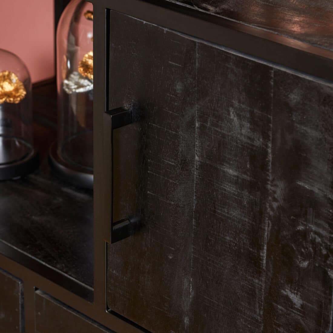 Starfurn Vakkenkast Denver Black 90 Cm