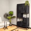Starfurn Vakkenkast Denver Black | 90 cm