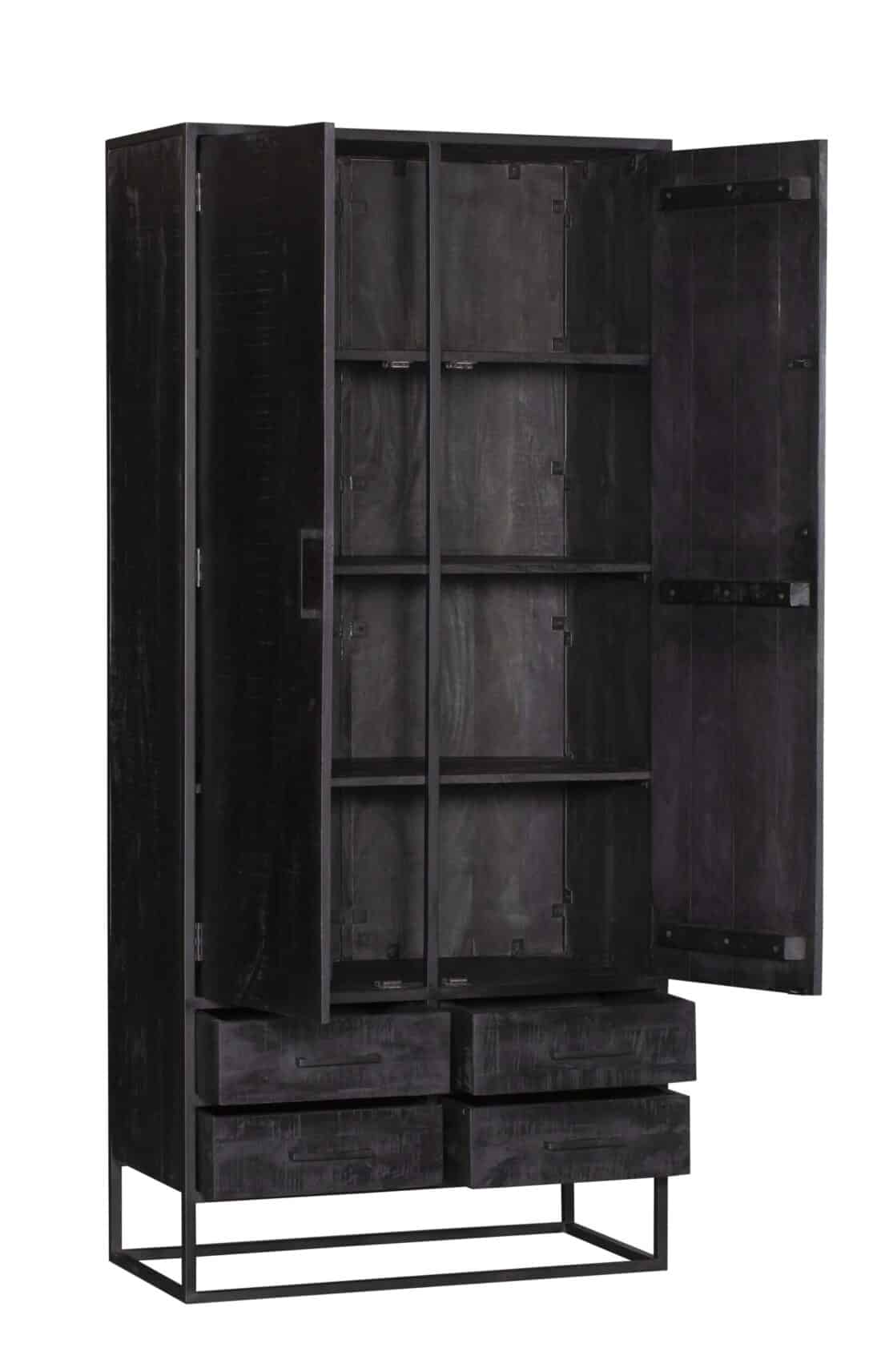 Starfurn Kabinet Denver Black 90 Cm