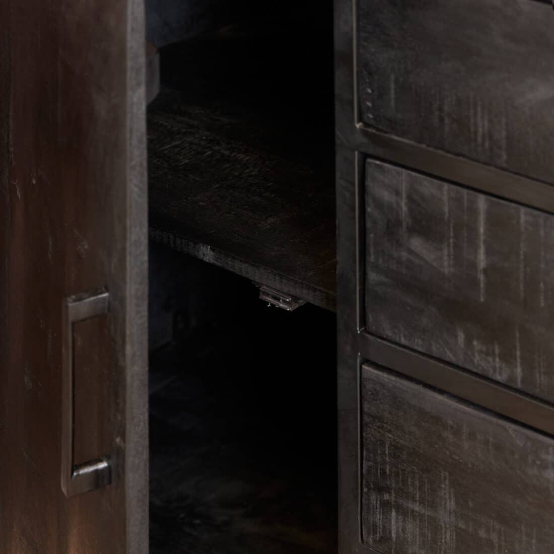 Starfurn Dressoir Denver Black 165 Cm