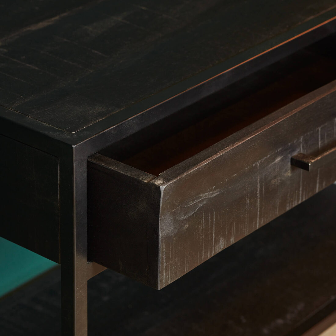 Starfurn Sidetable Denver Black 120 Cm