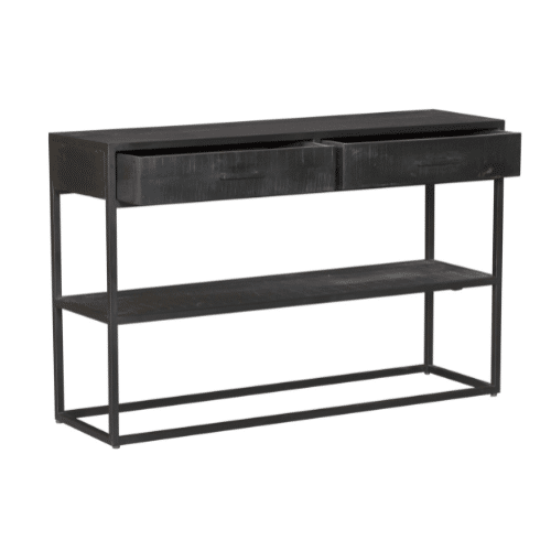 Starfurn Sidetable Denver Black 120 Cm
