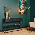Starfurn Sidetable Denver Black | 120 cm