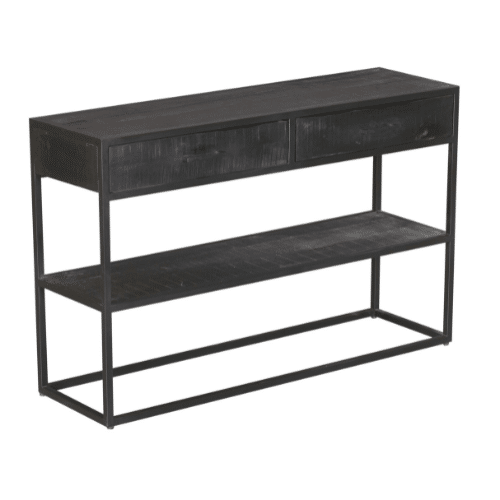 Starfurn Sidetable Denver Black 120 Cm