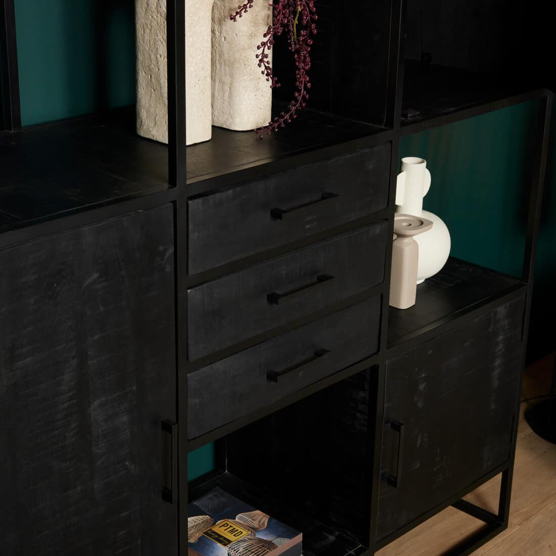 Starfurn Vakkenkast Denver Black Supreme Xxl 160 Cm