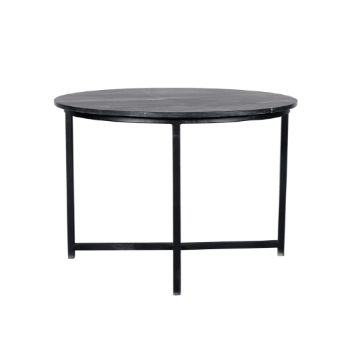 Starfurn Salontafel Collin Black Marble 75 Cm